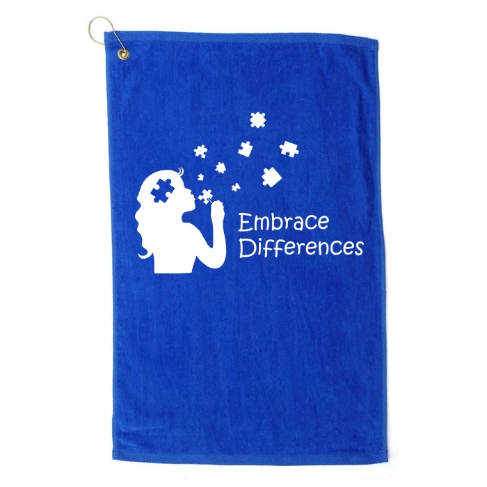 Embrace Differences Platinum Collection Golf Towel