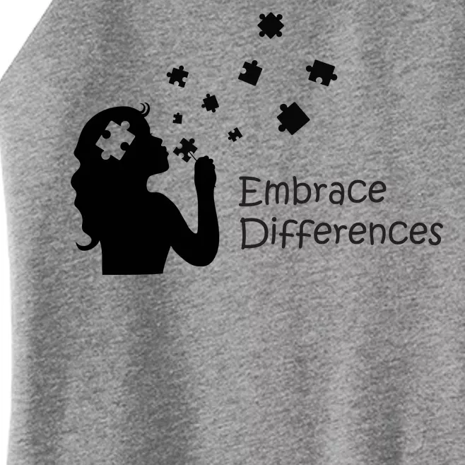 Embrace Differences Women’s Perfect Tri Rocker Tank