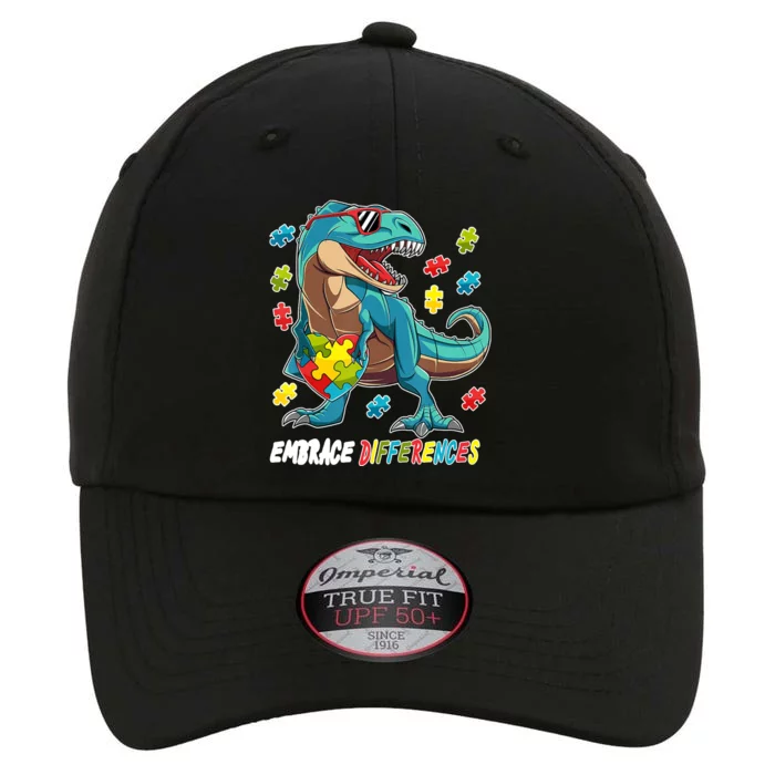 Embrace Differences Autism Awareness Dino The Original Performance Cap