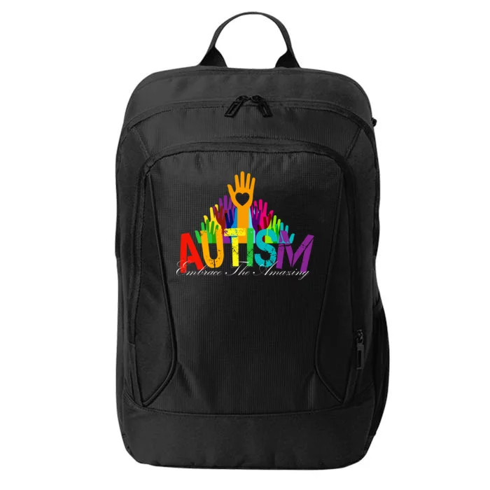 Embrace The Amazing Autism Hands City Backpack