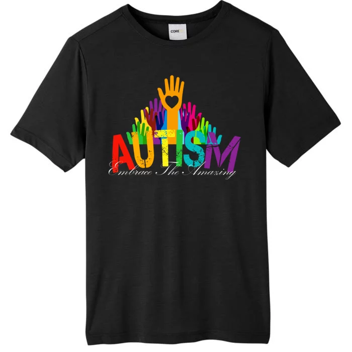 Embrace The Amazing Autism Hands ChromaSoft Performance T-Shirt