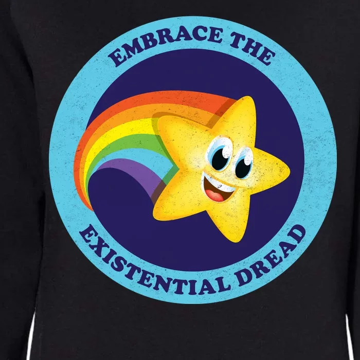 Embrace The Existential Dread Womens California Wash Sweatshirt