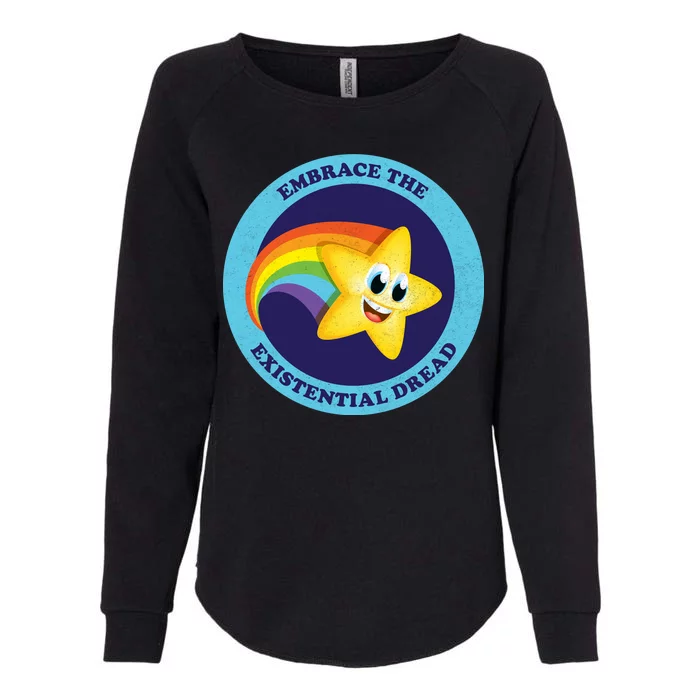 Embrace The Existential Dread Womens California Wash Sweatshirt