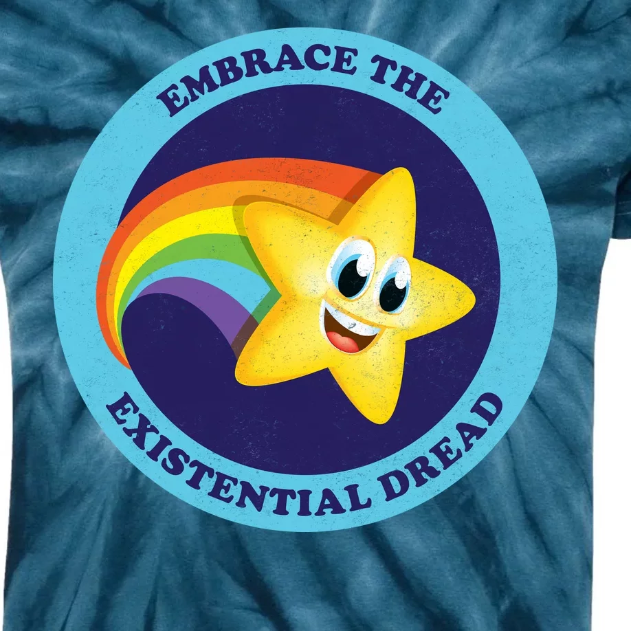 Embrace The Existential Dread Kids Tie-Dye T-Shirt