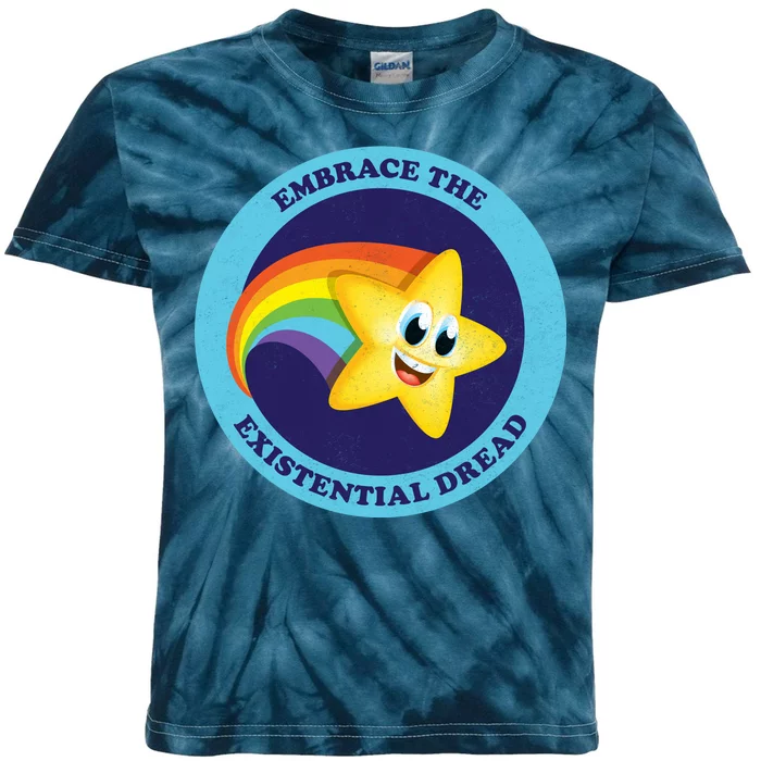 Embrace The Existential Dread Kids Tie-Dye T-Shirt