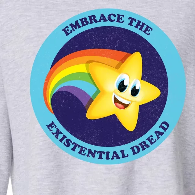 Embrace The Existential Dread Cropped Pullover Crew