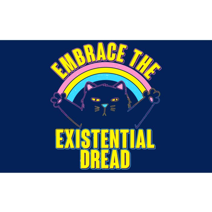 Embrace The Existential Dread Cat Bumper Sticker