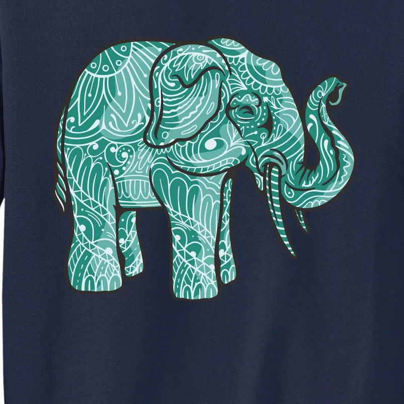 Elephant Mandala Cute Gift Tall Sweatshirt