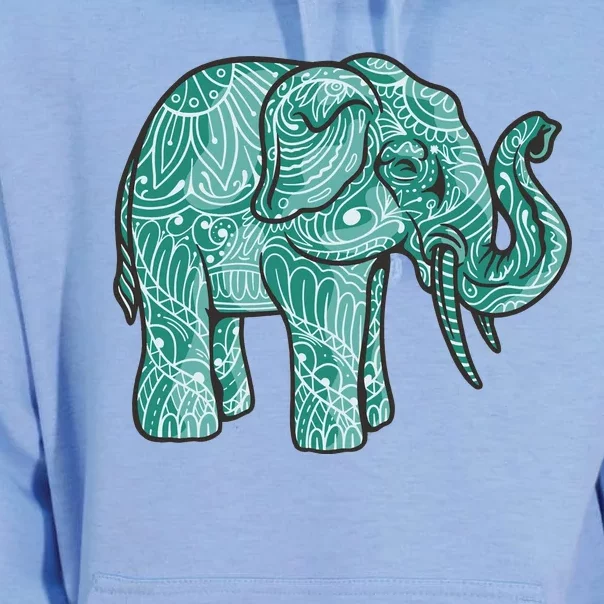 Elephant Mandala Cute Gift Unisex Surf Hoodie