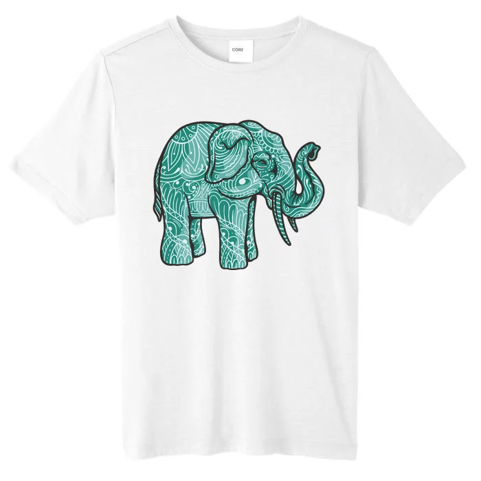 Elephant Mandala Cute Gift ChromaSoft Performance T-Shirt