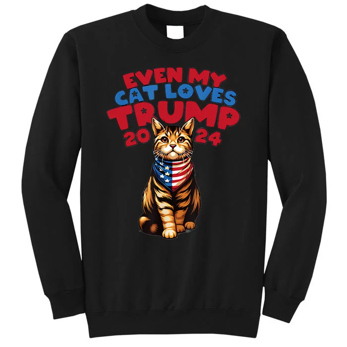 Even My Cat Loves Trump 2024 Sweatshirt