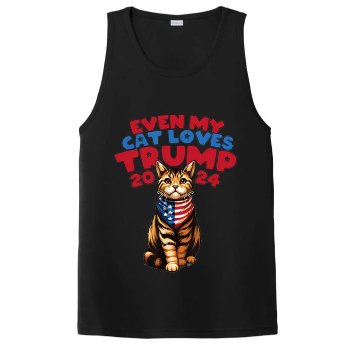 Even My Cat Loves Trump 2024 Performance Tank