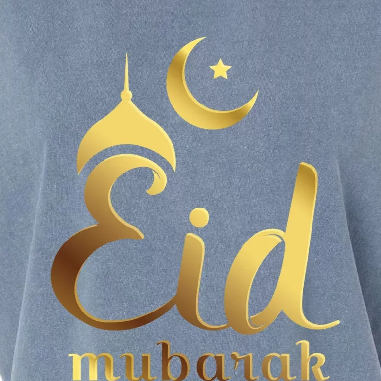 Eid Mubarak Celebrate With Unity For Muslims Eid Fitr Adha Cute Gift Garment-Dyed Women's Muscle Tee