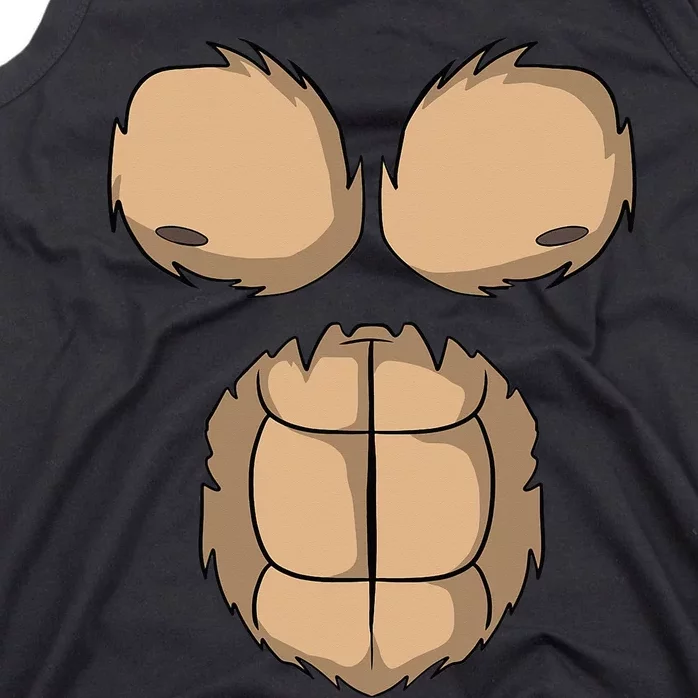 Easy Monkey Costume Monkey Body Headless Monkey Tank Top