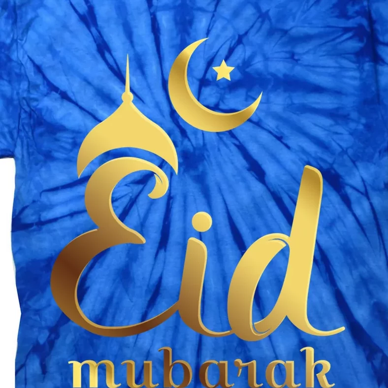 Eid Mubarak Celebrate With Unity For Muslims Eid Fitr Adha Cool Gift Tie-Dye T-Shirt