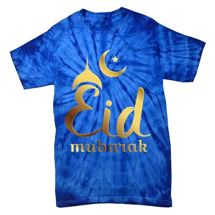 Eid Mubarak Celebrate With Unity For Muslims Eid Fitr Adha Cool Gift Tie-Dye T-Shirt