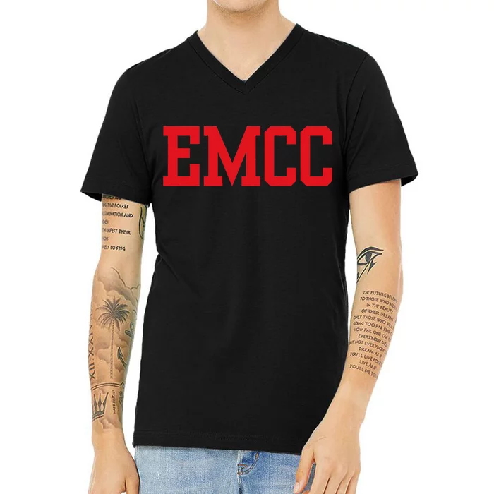 East Mississippi Community College V-Neck T-Shirt