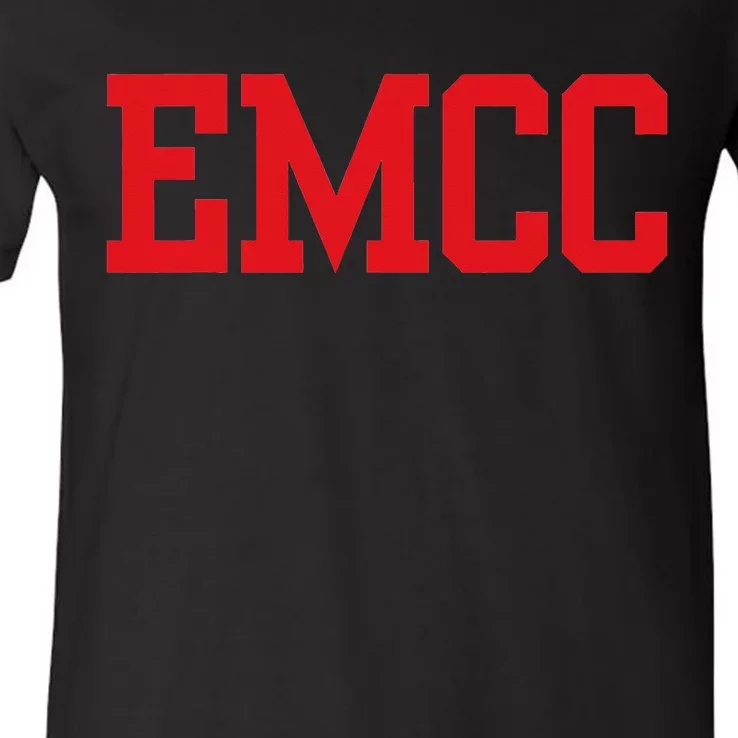 East Mississippi Community College V-Neck T-Shirt