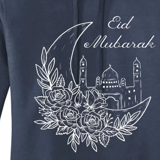 Eid Mubarak Cool Gift To Celebrate Eid Al Adha Or Eid Al Fitr Gift Women's Pullover Hoodie