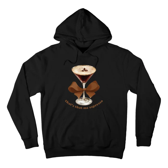 Espresso Martini Coffee Bow Hoodie