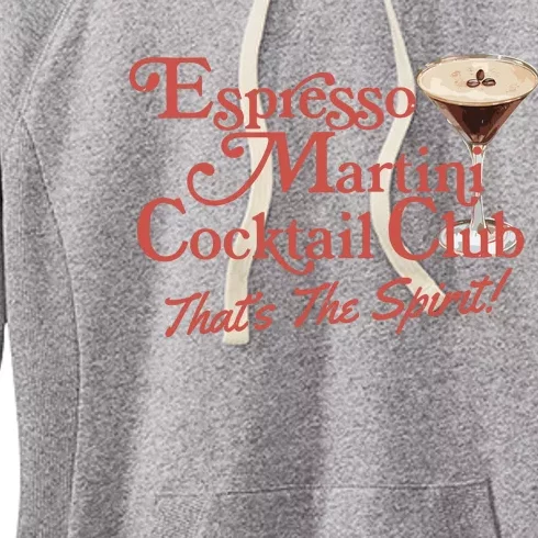 Espresso Martini Cocktail Club Women's Fleece Hoodie