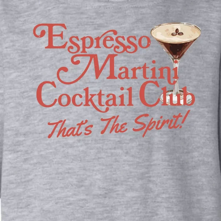 Espresso Martini Cocktail Club Toddler Hoodie