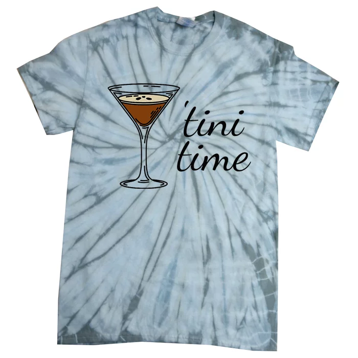 Espresso Martini Drinking Coffee Lovers Cocktail Bartender Tie-Dye T-Shirt