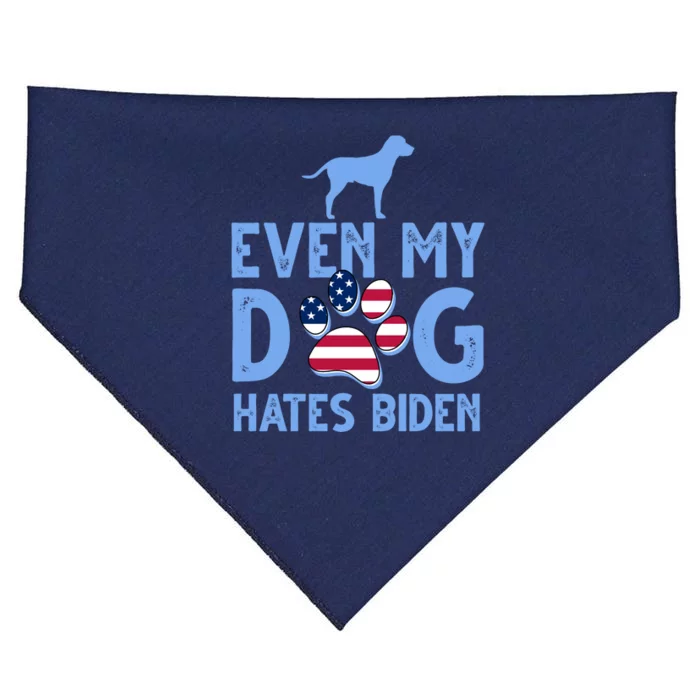 Even My Dog Hates Biden USA-Made Doggie Bandana