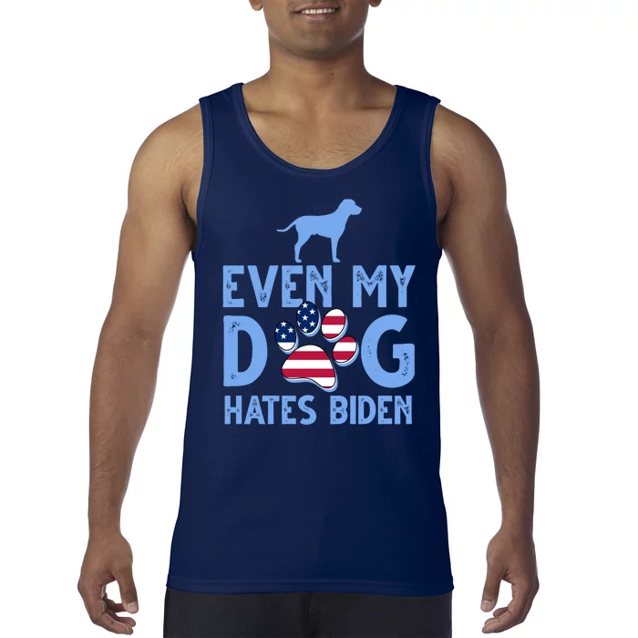 Even My Dog Hates Biden Tank Top