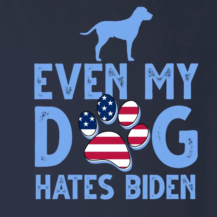 Even My Dog Hates Biden Toddler Long Sleeve Shirt