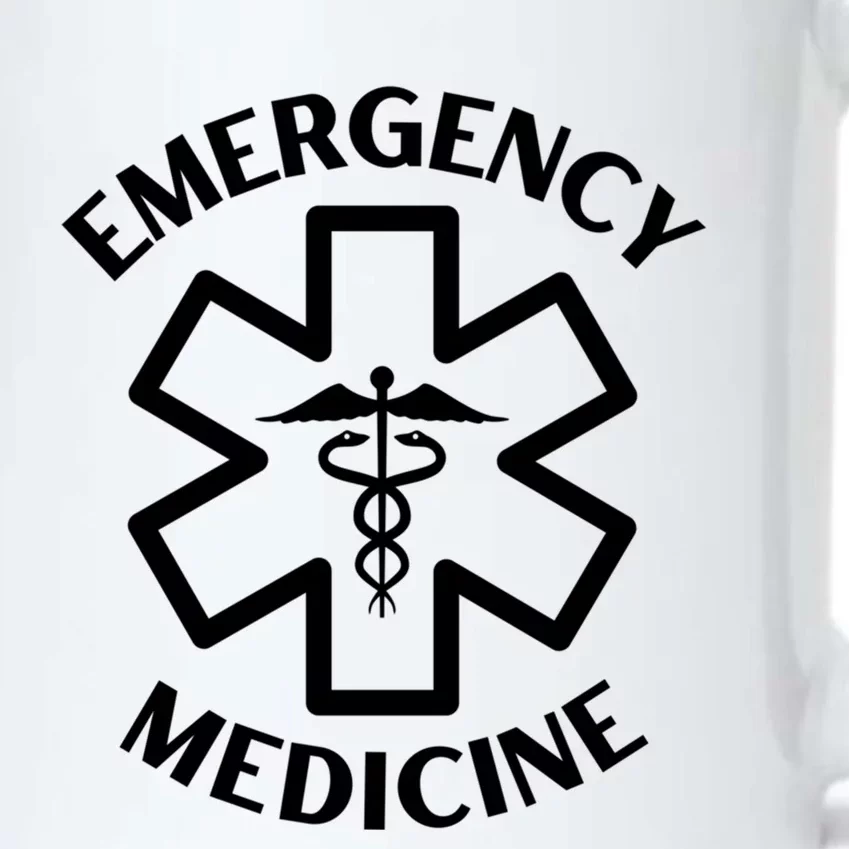 Emergency Medicine Doctor Nurse Medical Caduceus Gift Black Color Changing Mug