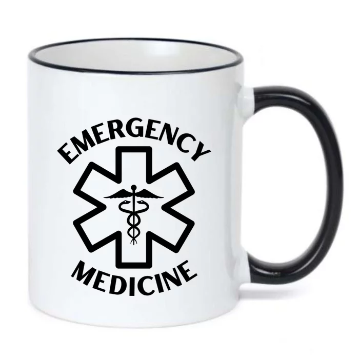 Emergency Medicine Doctor Nurse Medical Caduceus Gift Black Color Changing Mug