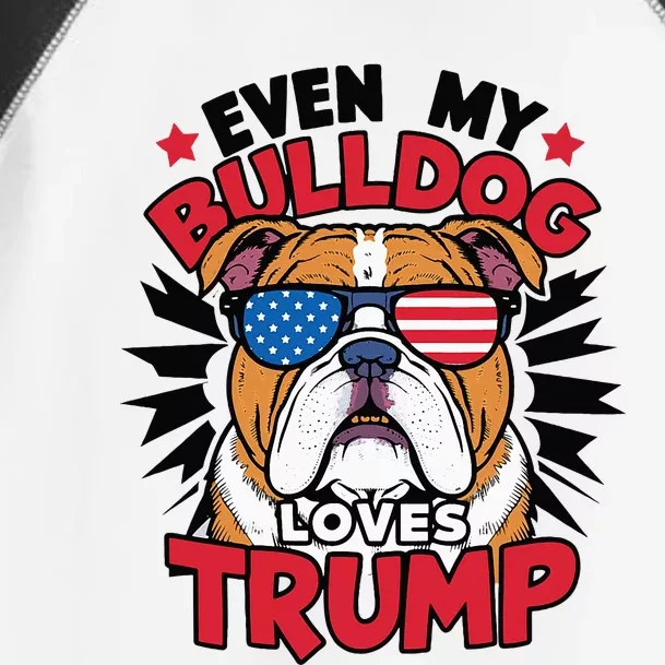 Even My Dog Loves Trump 2024 Election Trump Supporter Toddler Fine Jersey T-Shirt