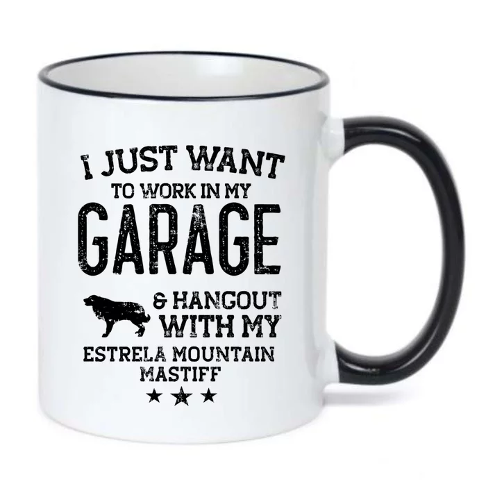 Estrela Mountain Dog Dad Car Garage Hangout Great Gift Black Color Changing Mug