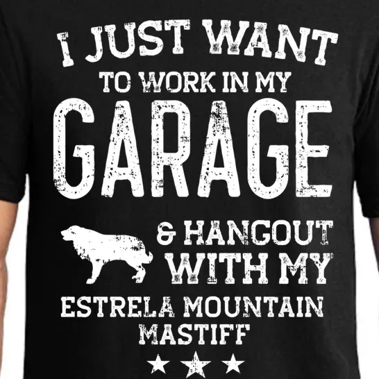 Estrela Mountain Dog Dad Car Garage Hangout Great Gift Pajama Set