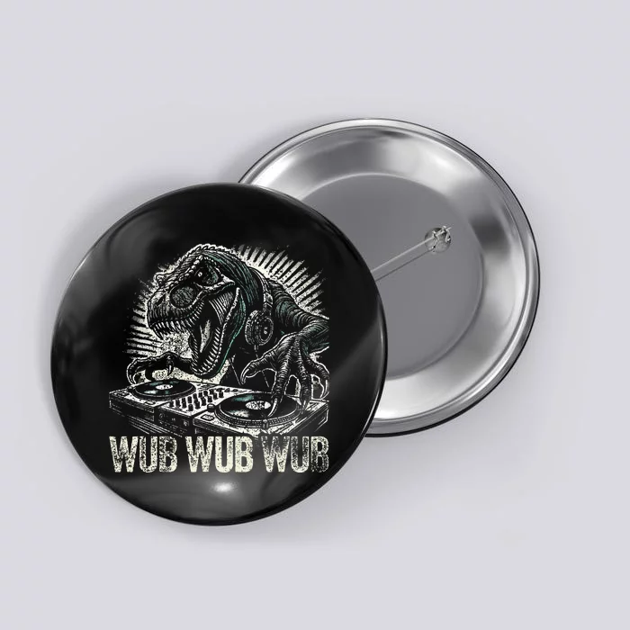 Electronic Music Dinosaur Dj Dubstep Button