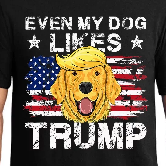 Even My Dog Likes Trump 2024 Supporter Vote Pajama Set