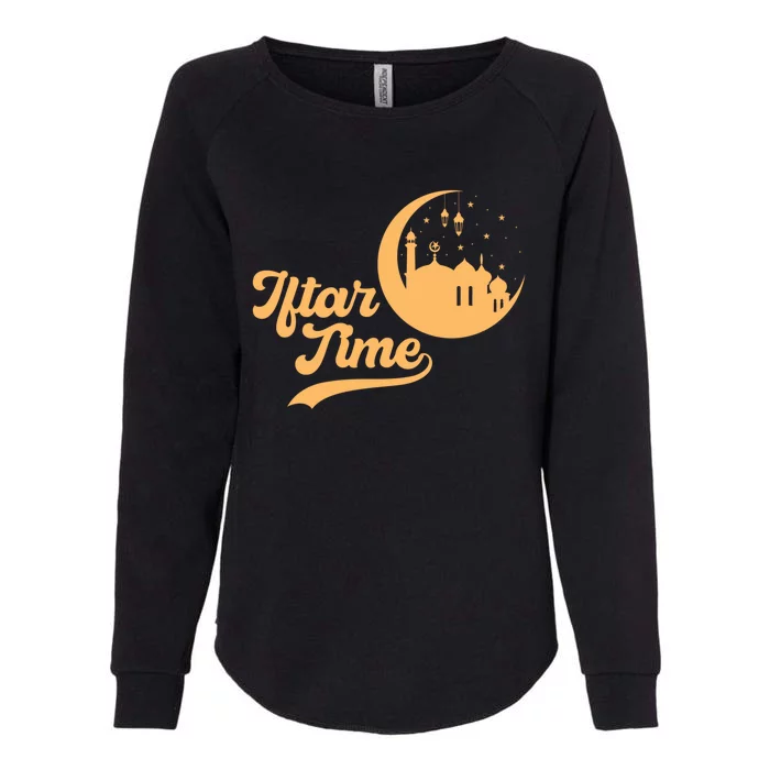 Eid Mubarak Eid Al Fitr Ramadan Islam Muslim Iftar Time Gift Womens California Wash Sweatshirt