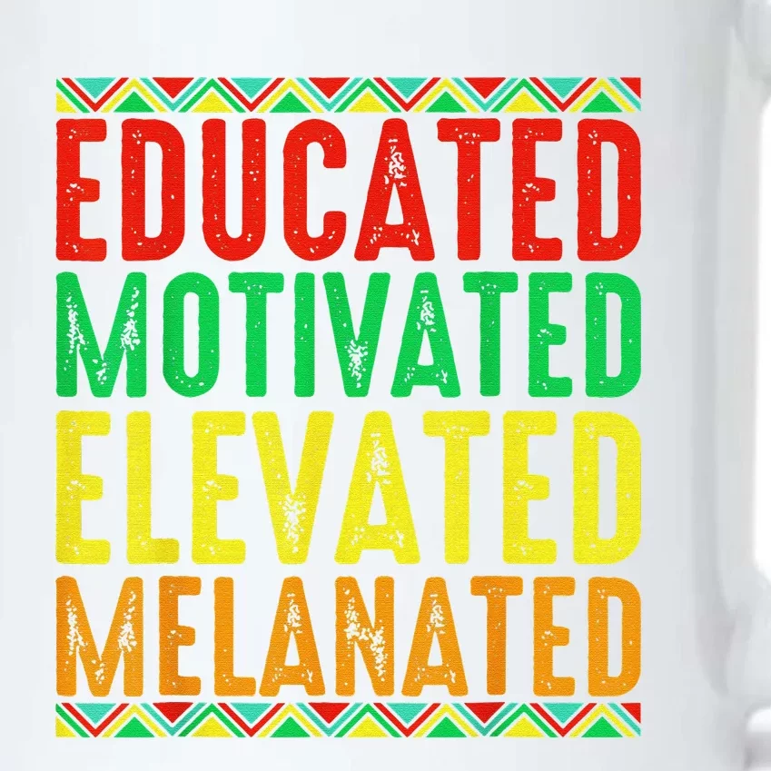 Educated Motivated Elevated Melanated Black Pride Melanin Black Color Changing Mug