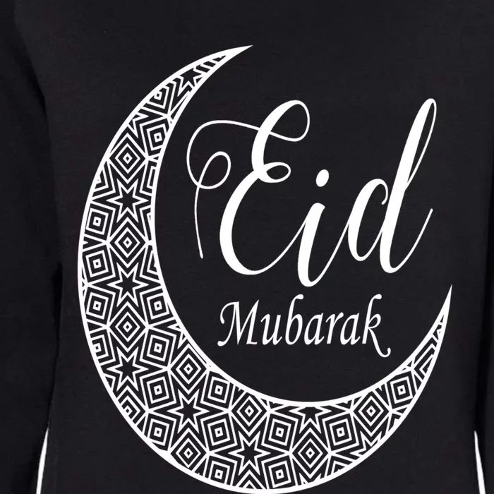 Eid Mubarak Eid Al Fitr And Eid Al Adha Gift Half Moon Unique Gift Womens California Wash Sweatshirt