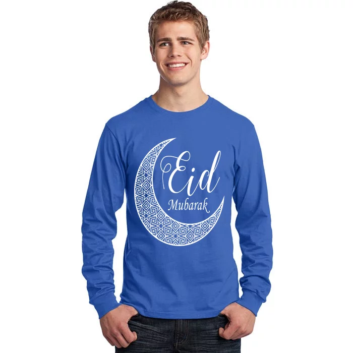 Eid Mubarak Eid Al Fitr And Eid Al Adha Gift Half Moon Unique Gift Tall Long Sleeve T-Shirt