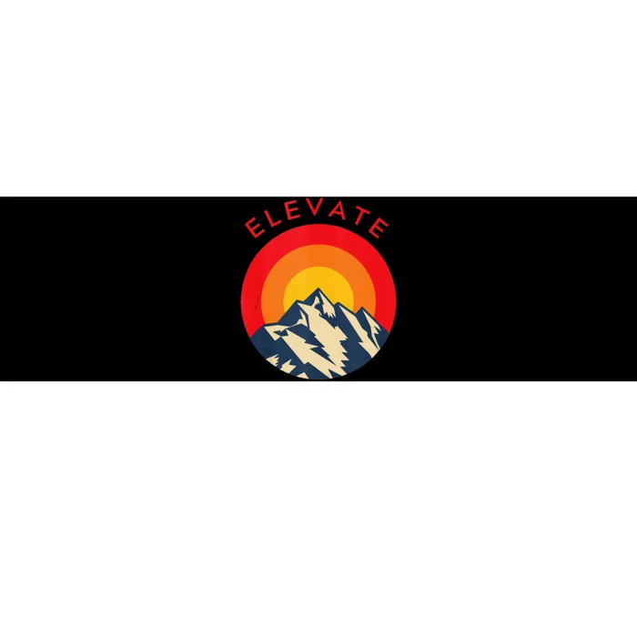 Elevate Mountains Bumper Sticker