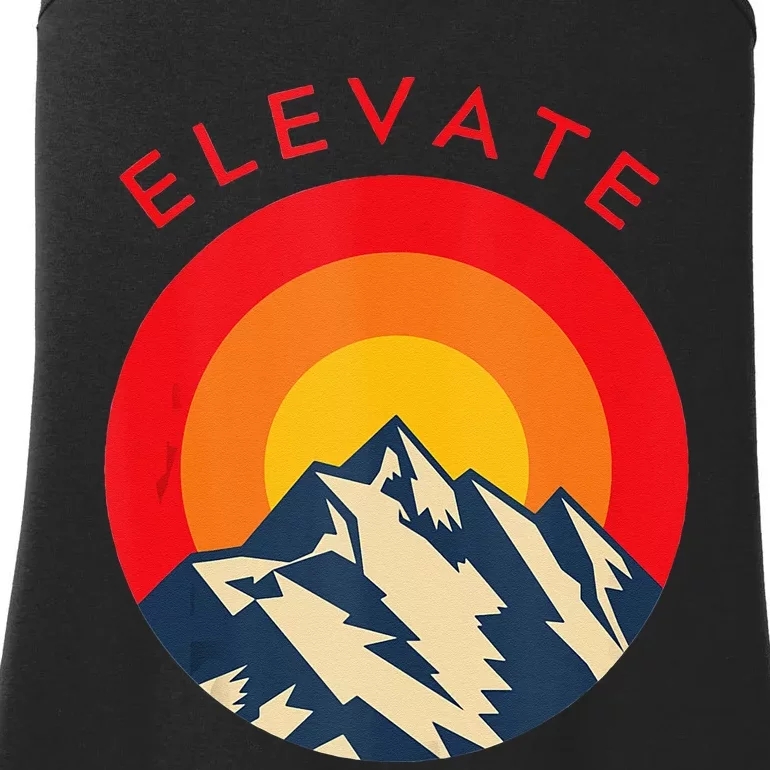 Elevate Mountains Ladies Essential Tank