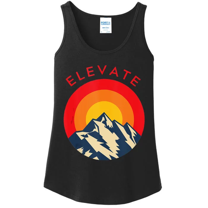 Elevate Mountains Ladies Essential Tank