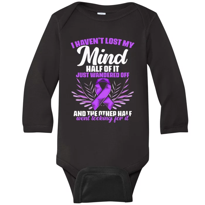 Epilepsy Mind  Epilepsy Survivor Epilepsy Awareness Baby Long Sleeve Bodysuit