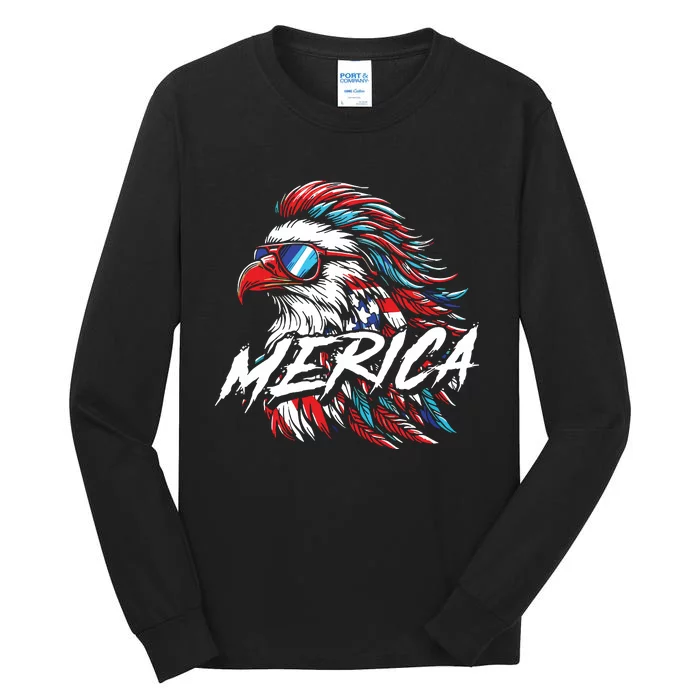 Eagle Merica Tall Long Sleeve T-Shirt