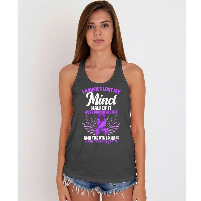 Epilepsy Mind  Epilepsy Survivor Epilepsy Awareness Women's Knotted Racerback Tank