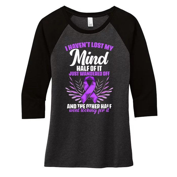 Epilepsy Mind  Epilepsy Survivor Epilepsy Awareness Women's Tri-Blend 3/4-Sleeve Raglan Shirt