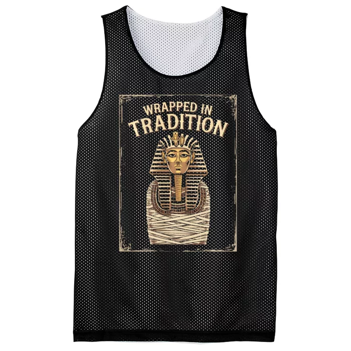 Egyptian Mythology Egypt Pyramid Ancient Egyptian Mummy Mesh Reversible Basketball Jersey Tank