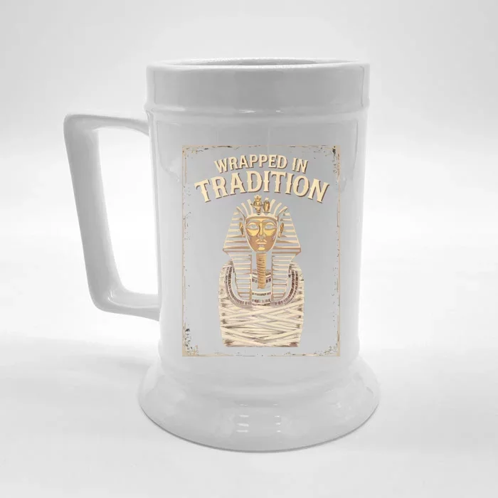 Egyptian Mythology Egypt Pyramid Ancient Egyptian Mummy Front & Back Beer Stein